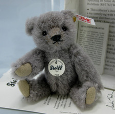 Steiff 421129 Club-Jahresgeschenk 2010 Treuegeschenk Teddybär 10 cm Alpaca grau