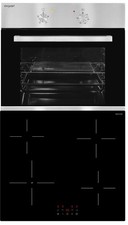 Exquisit Einbauherd-Set. Induktionskochfeld autark. EBE555-1.1+EKI600. C-WARE!