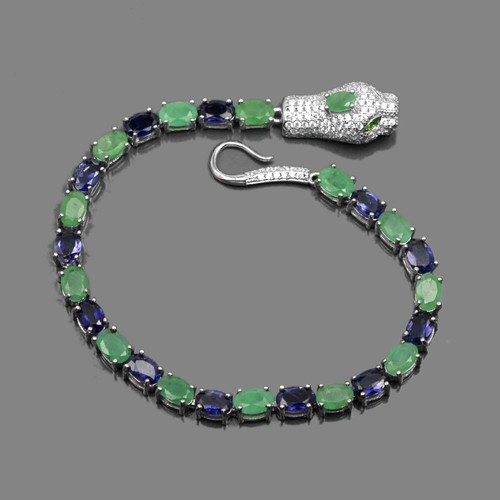 Natürlicher smaragd iolite - natürlicher, &