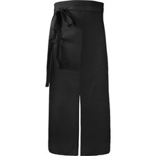 Bistroschürze mit Schlitz schwarz 100 x 100 cm NEU - Kellnerschürze Vorbinder BW