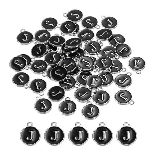 Stück alphabet emaille - 50, j