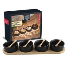 Bambusträger mit 4 Keramik
