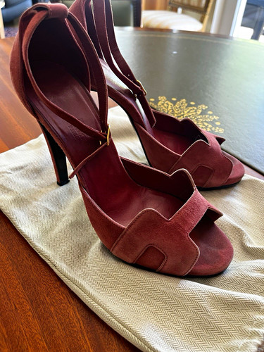 Hermès damen pumps wildleder - hermès,