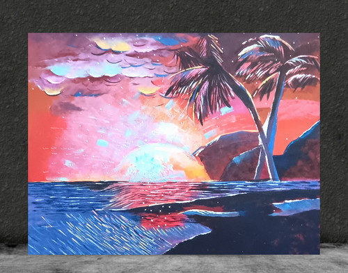 Original acrylgemälde 50 - original,