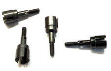 4 Stahl Radachsen  für