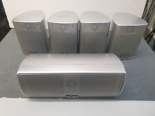 4x Teufel Satelliten CEM  Lautsprecher + 1x Center 50C Silber