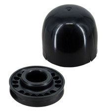 Mastkappe rund mit Kabeleinführung 42-60mm Mastabdeckkappe 18 Kabel