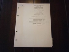 John Deere / Lanz, EZT Liste