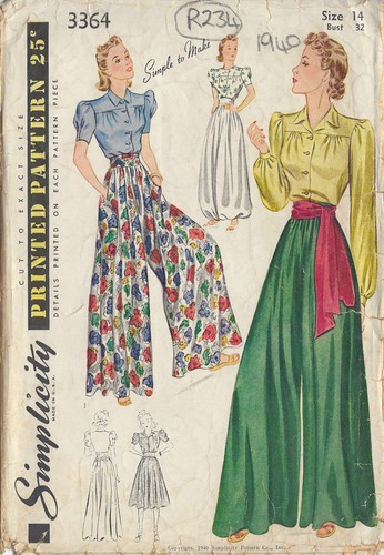 1940 vintage schnittmuster - vintage,