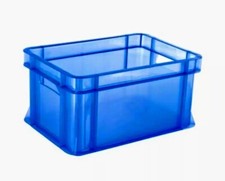 Stapelbehälter/Stapelbox 210x385x580mm mit Deckel ROTHO - wie NEU