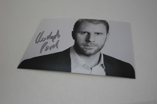 Christopher posch signed foto - christopher,