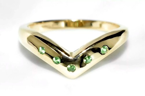 Vintage gold tsavorit - 9, kt