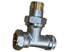 Danfoss RLV 15 003L0143 Ablaufventil Eckventil Silber Heizung