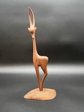 Antike Holzfigur Antilope