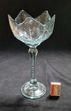 Hoff Interieur Pokal Windlicht Glas Luftblasen 30 cm Teelichthalter Obstschale