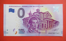 0 Euro Schein "Gorgonzola Serbelloni Mausoleum" 2018 Italien | Billet € Souvenir