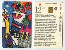 118694 - Otmar Alt: Wassermann / Sternzeichen - alte Telefonkarte