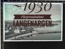 1930 Grf.Glas-Neg.Langenargen alte BETTFEDER-FABRIK HOTEL z.SCHIFF/KURHOTEL FOTO