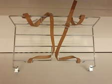 Dachträger Verchromt für Fiat 500 Oldtimer Mit 2 Glocken-Gurt Tan