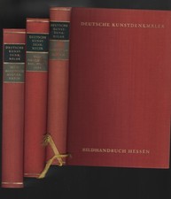 Konvolut 3x Hootz: Dt. Kunstdenkmäler Hessen Niederrhein Saar Rhein-Pfalz  2 kg!