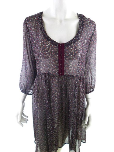 Vintage boho knielang kleid - vintage,
