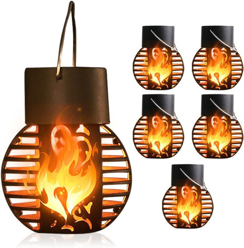 Solarflammenlaterne 6er set - solarflammenlaterne,