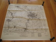 altes Messtischblatt Nr. 4234 Aschersleben von 1934 Welbsleben Frose Reinstedt