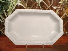 ROSENTHAL Germany MARIA Weiß - edle kleine Servierplatte 28,5cm x  17,5cm