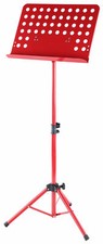Lochblech Orchesterpult Notenständer Notenablage Notenpult Notenstand rot