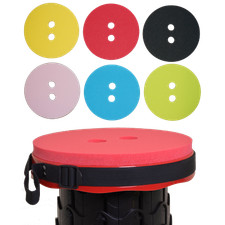 KISSEN SITZKISSEN für Klapphocker Sitzhocker Stuhl, bequemer - einfach aufkleben