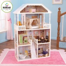 KidKraft Puppenhaus Savannah | Barbie Haus aus Holz | Groß & stabil |Top Zustand
