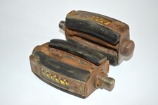 1 Paar WEB Rahmenrückstrahlerpedale Fahrradpedale 1950/60er DDR Diamant Mifa