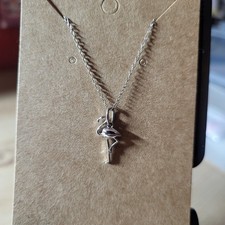Juwelkerze Fußkettchen S 925 Sterlingsilber  Flamingo