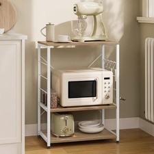Standregal Mikrowellenhalter Bäcker Regal Küchenregal Haushaltsregal 60x82x40 cm