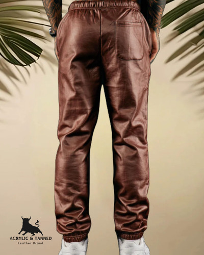 Herren braun leder - braun,