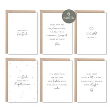 6 Grußkarten Geburtstag |