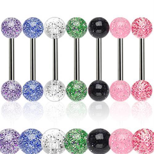 Zungenpiercing titan g23 - zungenpiercing,