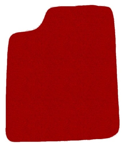 Rot fußmatte fahrer - rot, teppich