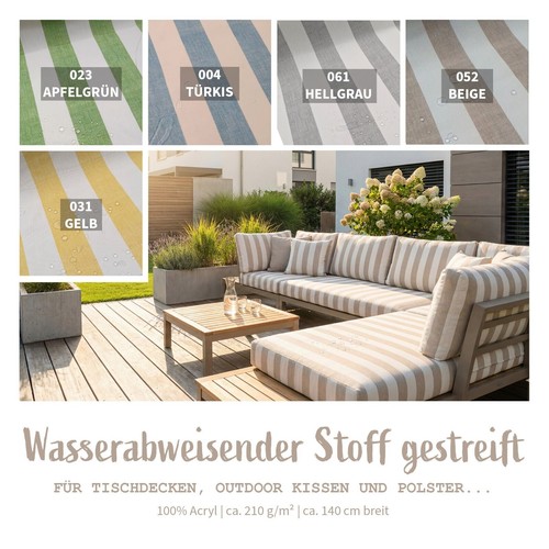 Tischdeckenstoff beschichtet - ,