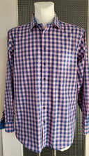 Karo Hemd von Finshley & Harding+ flieder+modern fit+easy care++Gr. 44+++TOP!!