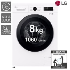 LG F4WB3085 Waschmaschine 8kg VB Essence White Steam Unterbaufähig 2ML