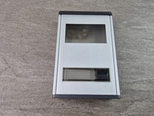 Klingeltaster 1 Familienhaus mit Aluminium Gehäuse und Hausnummer Beleuchtung