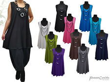 PoCo LAGENLOOK Basic Top Long Shirt Tunika XL-XXL-XXXL 44 46 48 50 52 54 56 58 