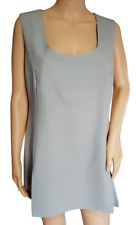 Designer Bluse Top Gr. 38 Grau Maria M Sommer Blusentop Damenbluse