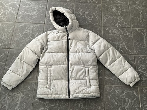 Hollister winterjacke grau - hollister,