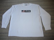 weißes Sweatshirt Jeep Größe L - Daimler Crysler Corporation - ungetragen