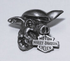 Harley Davidson Motor Cycles Pin Scheinekopf Pig Metall Anstecknadel 