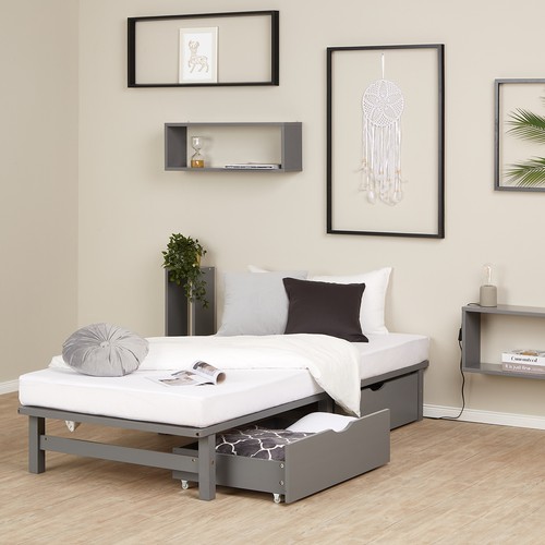 Bett 90x200 mit schubladen - bett, 2