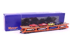 ROCO 47125 Reisezug-Autotransportwagen DDm.915 ÖBB 8 PKW DC EP V Spur H0