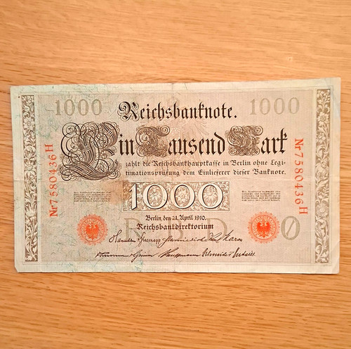 Reichsbanknote deutsches reich - reichsbanknote,